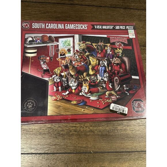 South Carolina Gamecock YouTheFan! NCAA  "A Real Nailbiter" 500 Piece Puzzle NEW - Picture 1 of 4